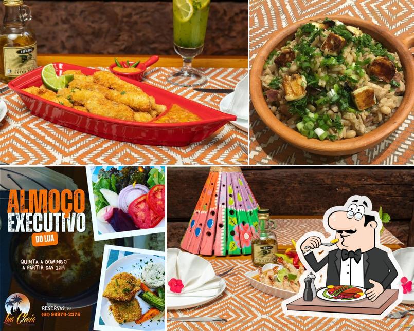 Platos en Lua Cheia Bar & Cozinha