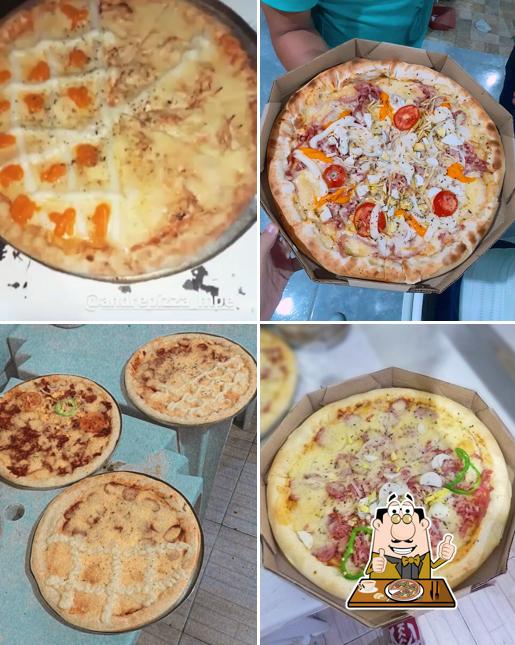 Consiga pizza no André pizza