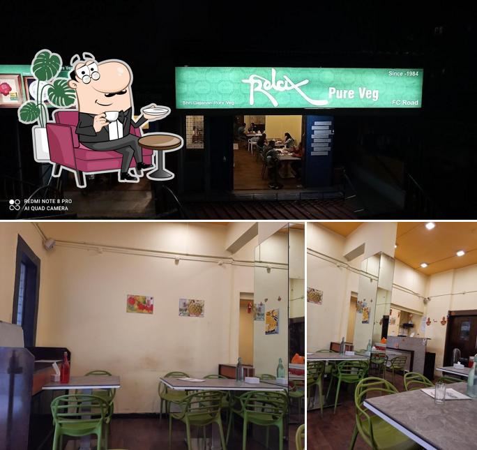 The interior of Pcubes Pure Veg. Pcubes Best Pav bhaji on FC Road Pune ,Best chinese on F.C. road pune, (Old Relax Pure Veg)