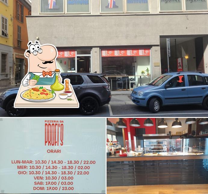 Pizzeria da Profi's si caratterizza per la cibo e interni