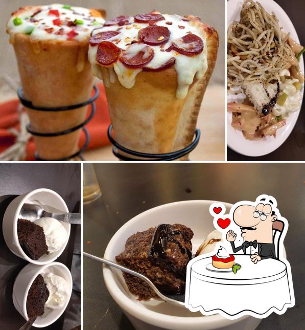 The Pizza Dine offers a number of sweet dishes