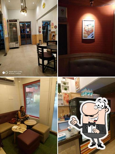 The interior of Coffee World