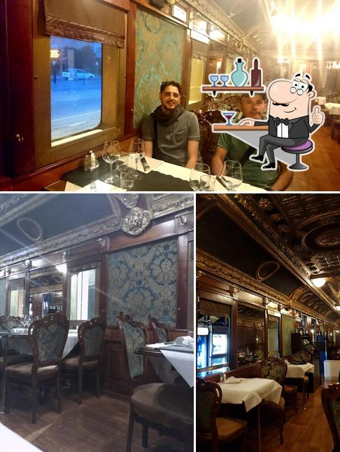 Gli interni di Orient Express Padova