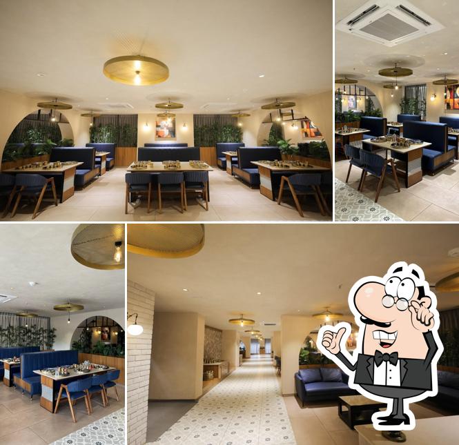 The interior of Aagman Thal Restaurant & Banquet