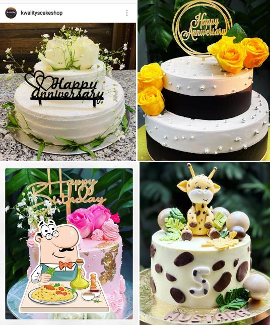 Chocolate mousse at Kwality's Cake Shop