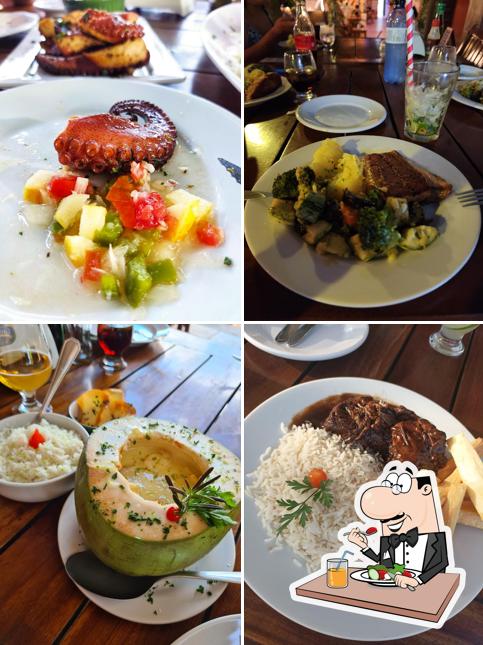 Comida em Sal da Praia Jericoacoara