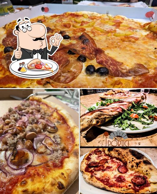 A Bar Pizzeria Ai Portici, puoi assaggiare una bella pizza