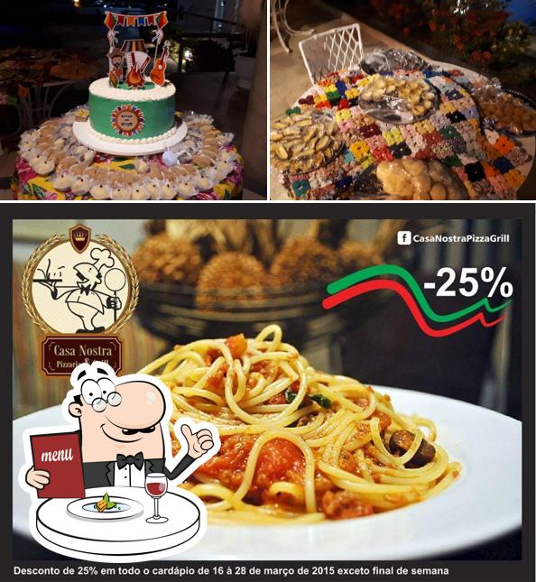Comida em Casa Nostra Pizzaria