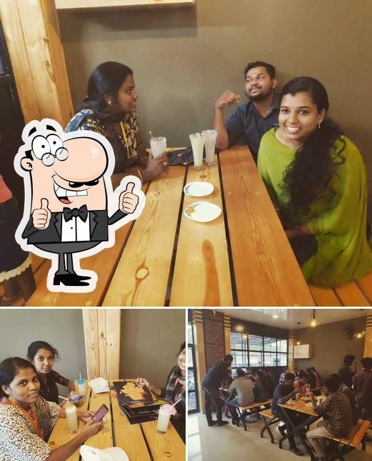 Here's an image of Cafe Monarch Karunagappally