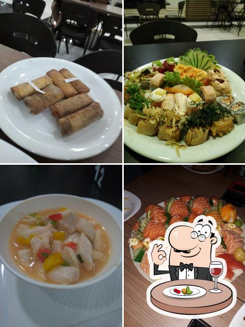 Platos en Debu Japanese Food Sushi