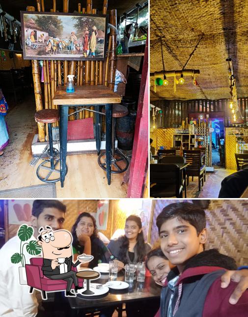 The interior of Desi Dhaba