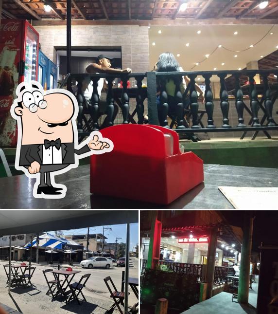 O interior do Bar Parada Zero Grau