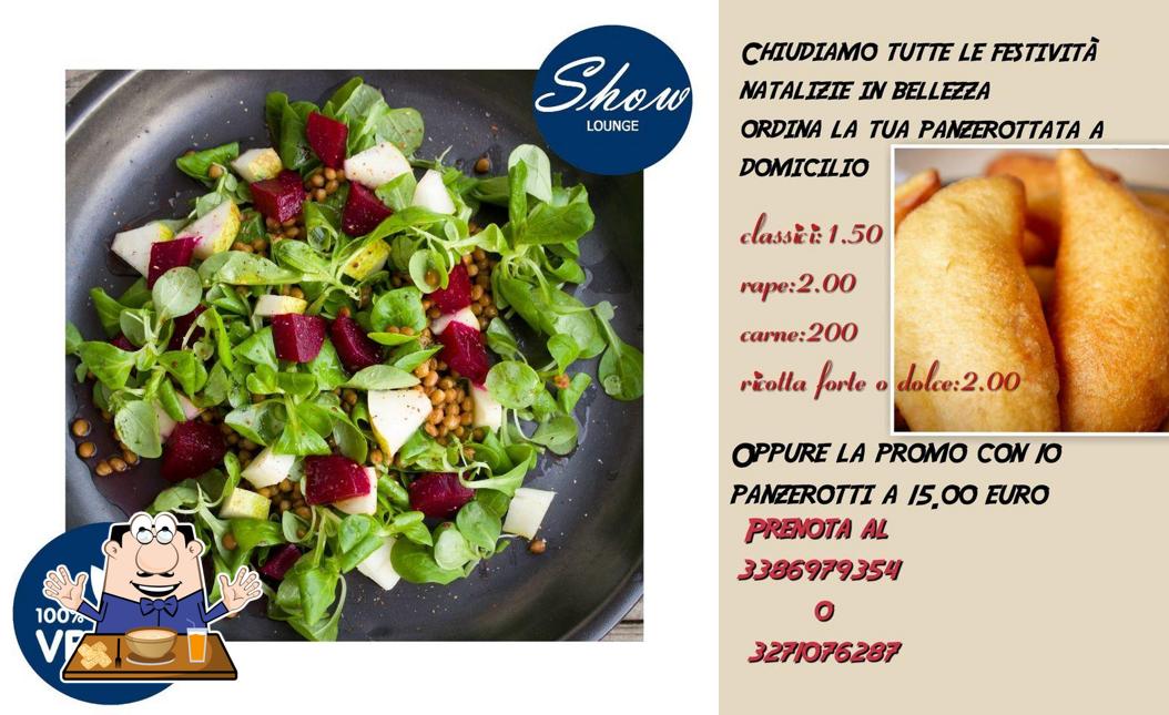 Cibo al SHOW LOUNGE - Pizzeria Ristorante Bar