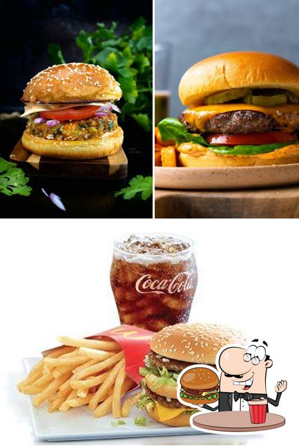 Get a burger at PIZZA JUNCTION