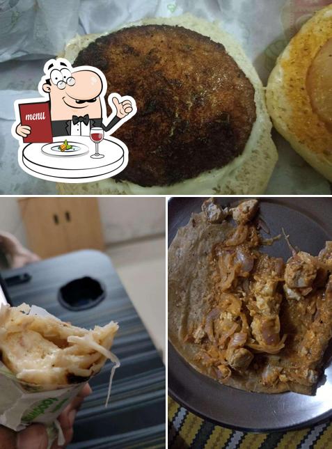 Food at The Rolls And Burger