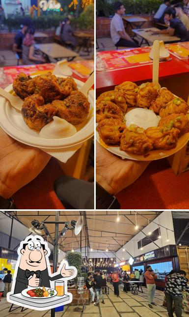 Among different things one can find food and interior at Vibe The Food court