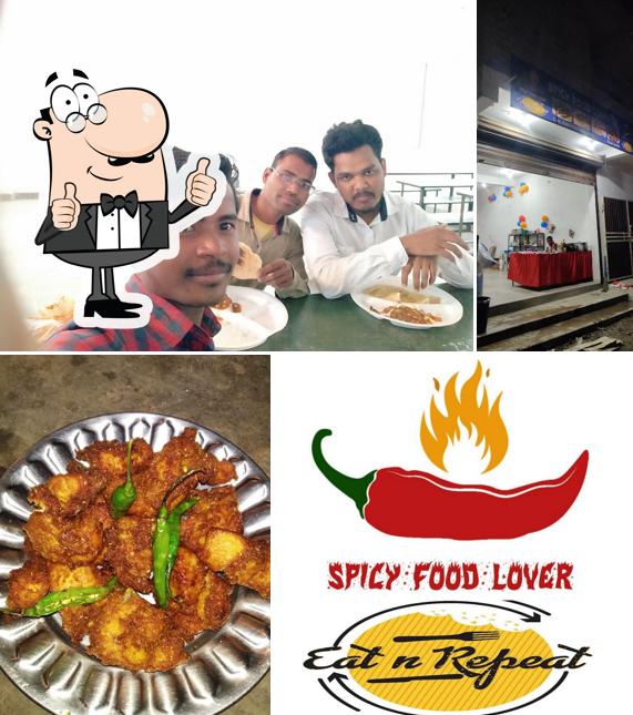 Look at this photo of spicy food lover