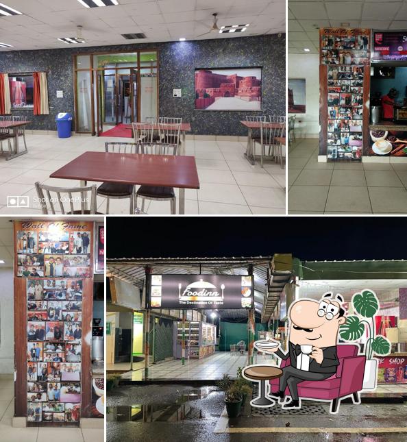 The interior of Foodinn Yamuna Express Cafe