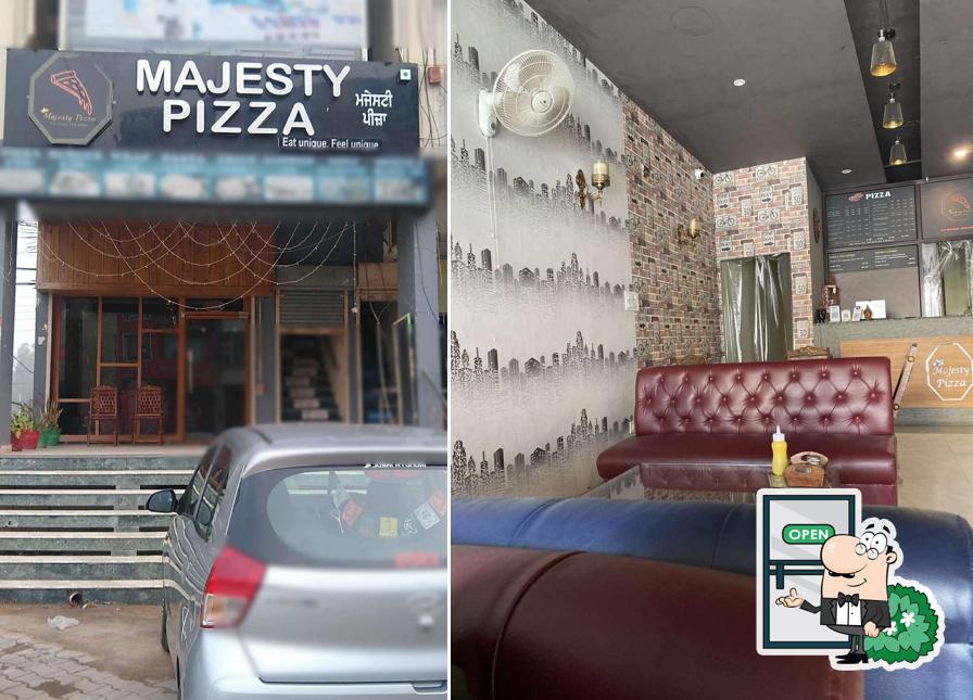 Enjoy the view outside Majesty Pizza
