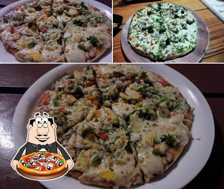 Pick pizza at Melt In Cafe, Bangalore