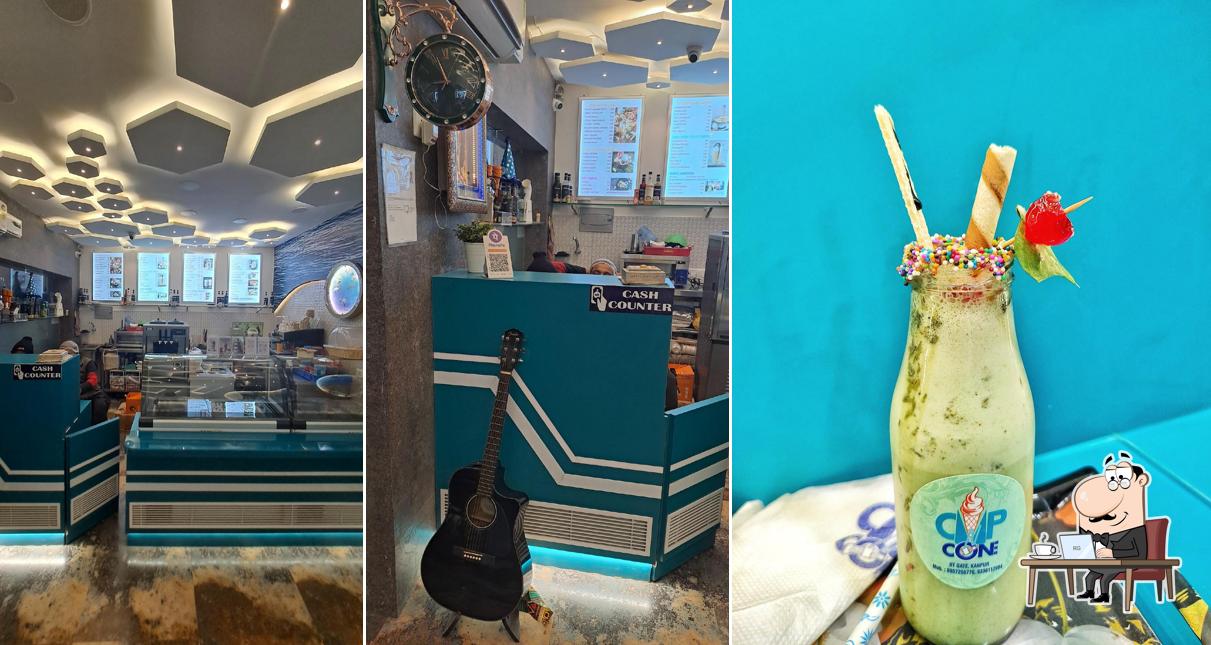 The interior of Cup N Cone