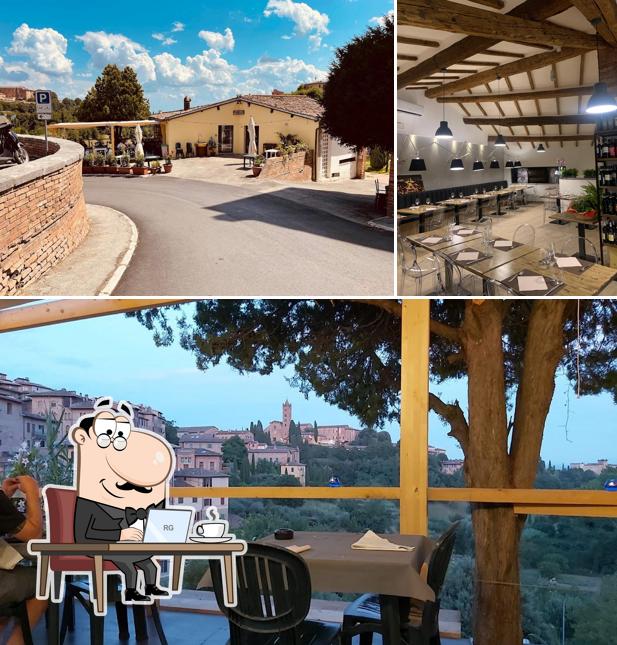 Gli interni di Locanda dell'Oste