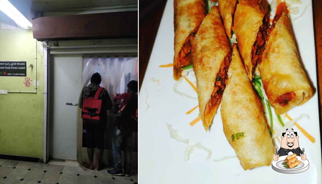 Spring rolls at Rebel foods thirupathi