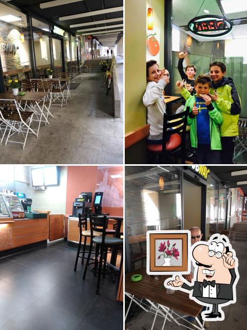 Siediti a un tavolo di Subway