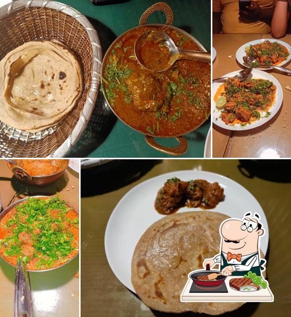 The Raja Rani Kitchen PUNJABI DHABA serves meat meals