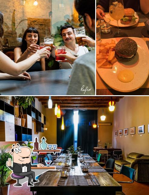 Gli interni di Rufio Ristorante & Cocktail Bar