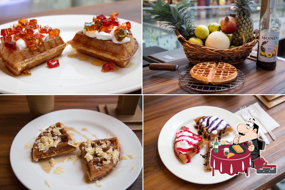 Waffles at The Waffles Hut