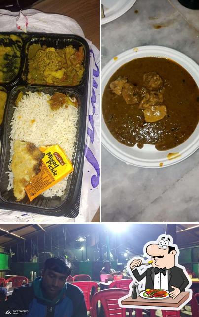 This is the photo displaying food and interior at BIHARI DHABA