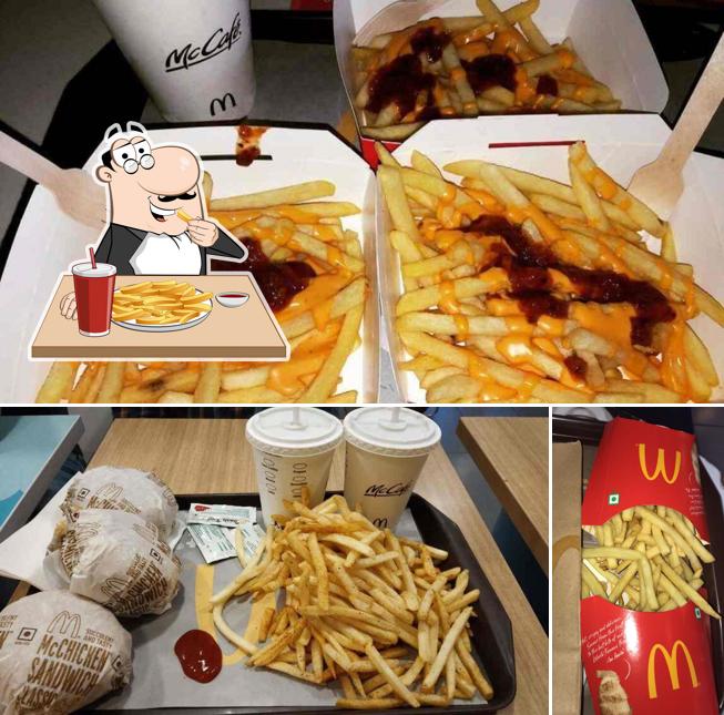 Taste French fries at McDonald's, Tardeo