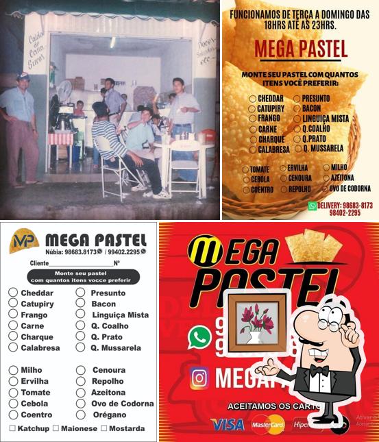 O interior do Mega Pastel