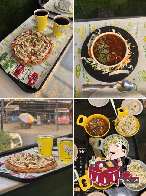 Waffles at Bean Box Cafe