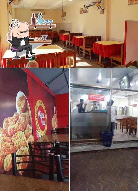 The interior of New Malabar Restaurant