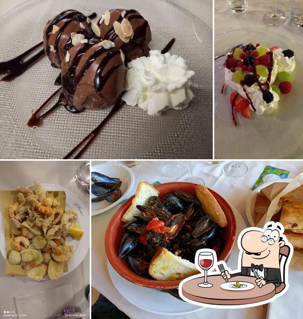 Mousse al cioccolato al Ristorante La Cuccagna