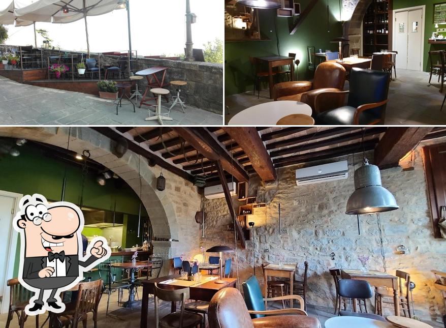 Gli interni di Cortona Bistrot