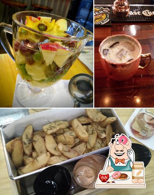 Soroko's Bar serve uma variedade de sobremesas