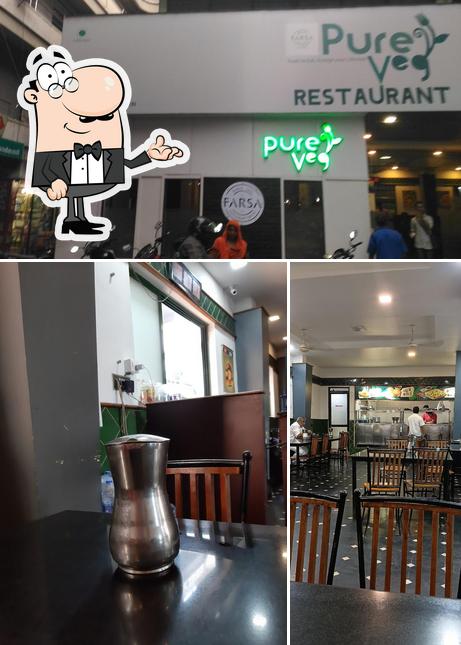The interior of Farsa Pure Veg Manjeri
