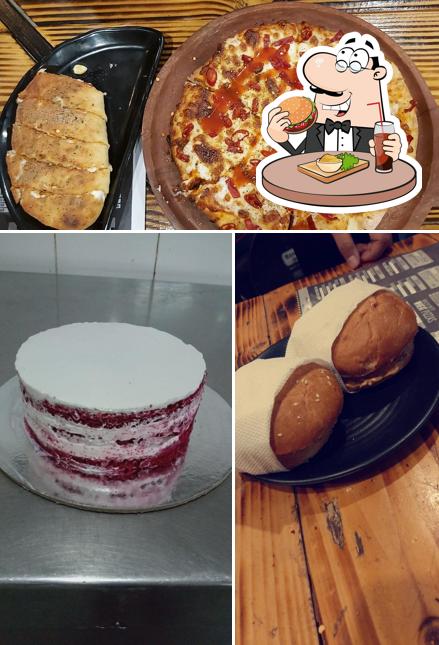 Order a burger at Pizza Workshop