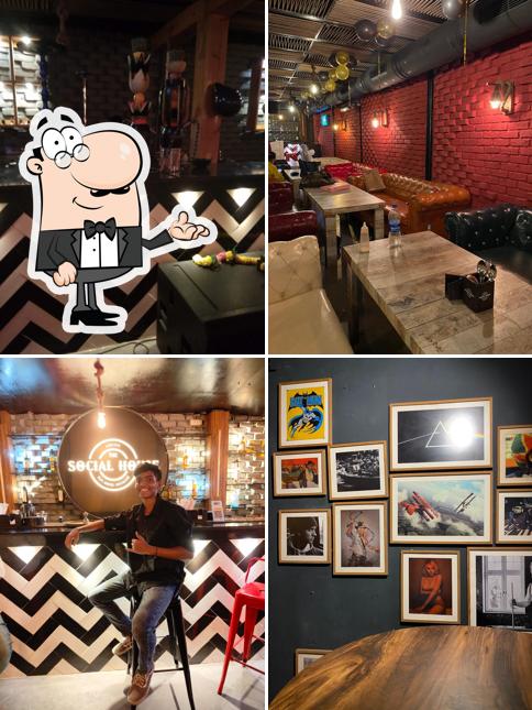 The interior of The Social House