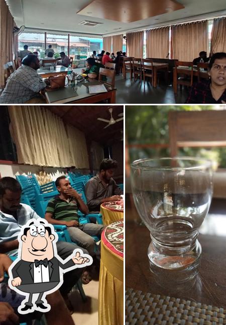 The interior of Akshaya Family Garden Restaurant