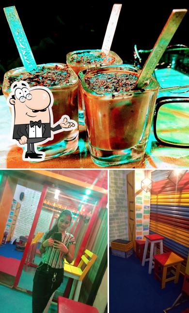 The restaurant's interior and beverage