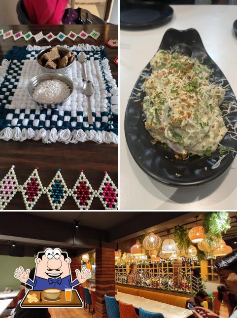 This is the image displaying food and interior at The Food Town (Khadakpada)