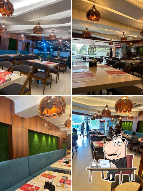 The interior of Mayabazar Restaurant