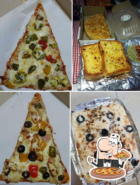 Order various types of pizza