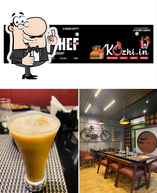 See this picture of MR.RED CHEF