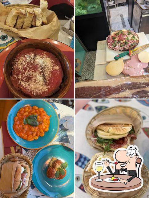 Platti al Osteria nel Cortile