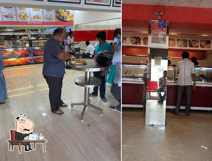 The interior of Southern spice nastha